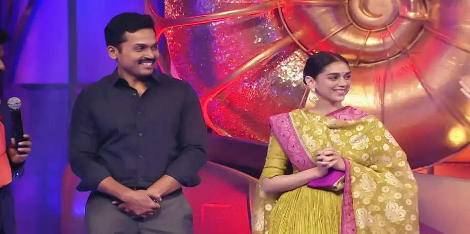 Super Singer Junior S5 E37 - Karthi, Aditi On The Show