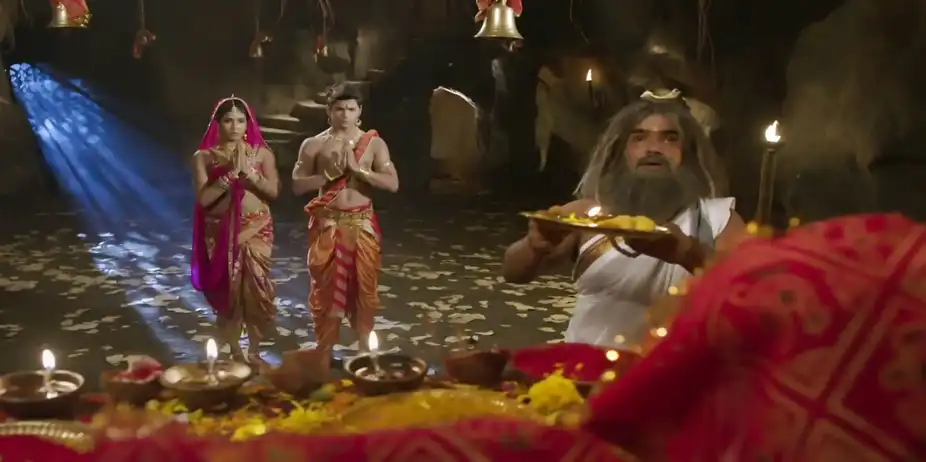 Chandra Nandni S6 E58 - Bindusara, Dharma's Temple Visit