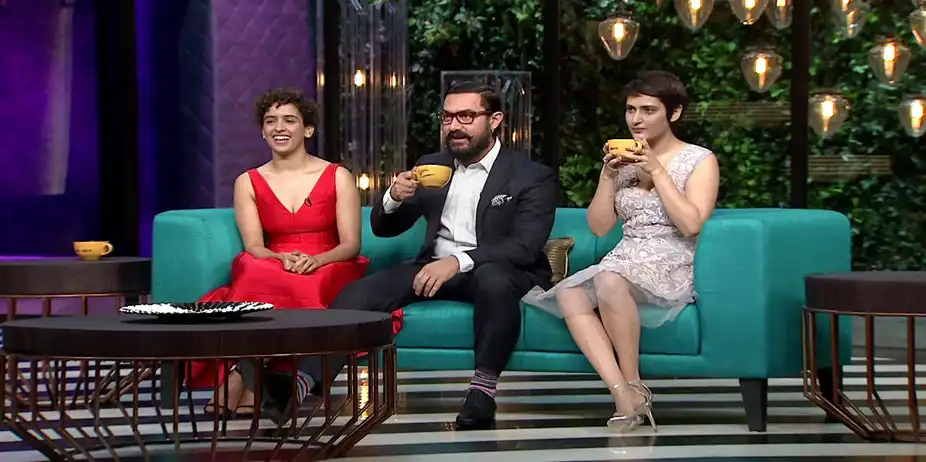 Koffee With Karan S5 E7 - Aamir Khan, Fatima and Sanya