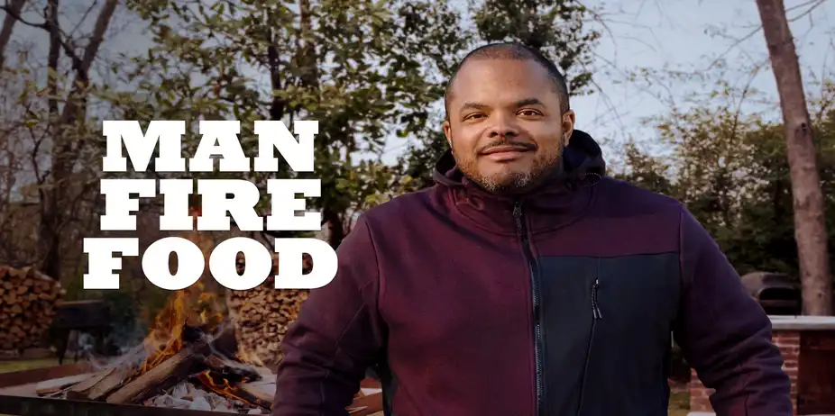 Man Fire Food