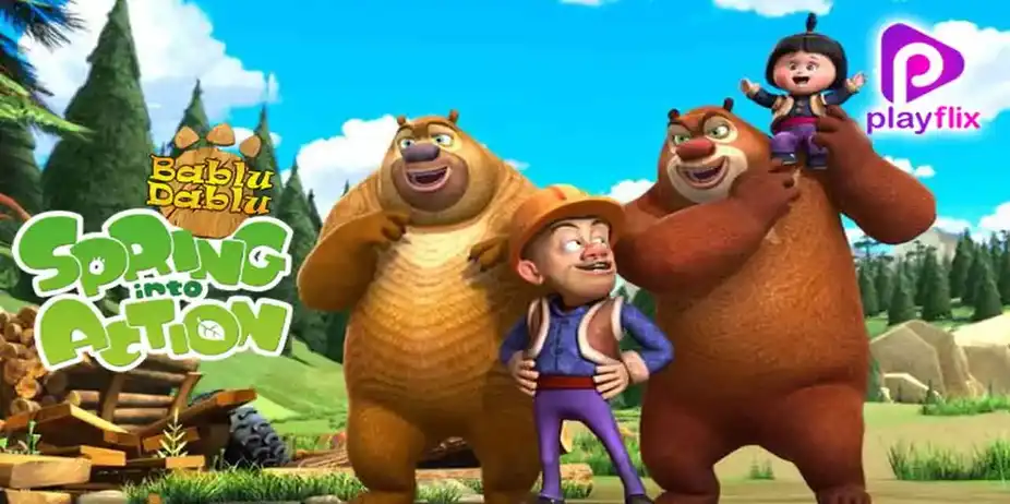 Bablu Dablu Spring Into Action (English)
