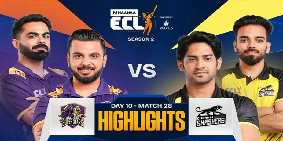 ECL Match 27 Bangalore Bashers vs Mumbai Disruptors - Highlights