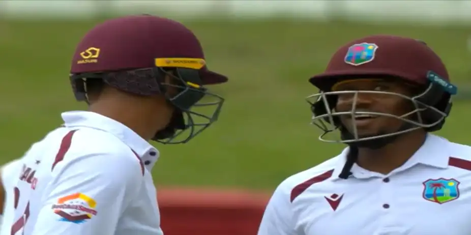 West Indies put up 194/3 on board | 1st Test, Day 1