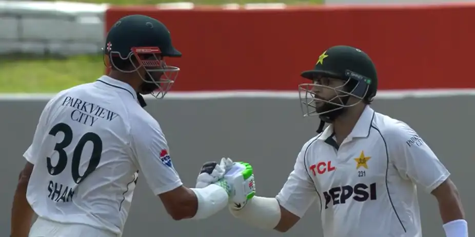 Pakistan trail West Indies by 112 runs | 1st Test, Day 2