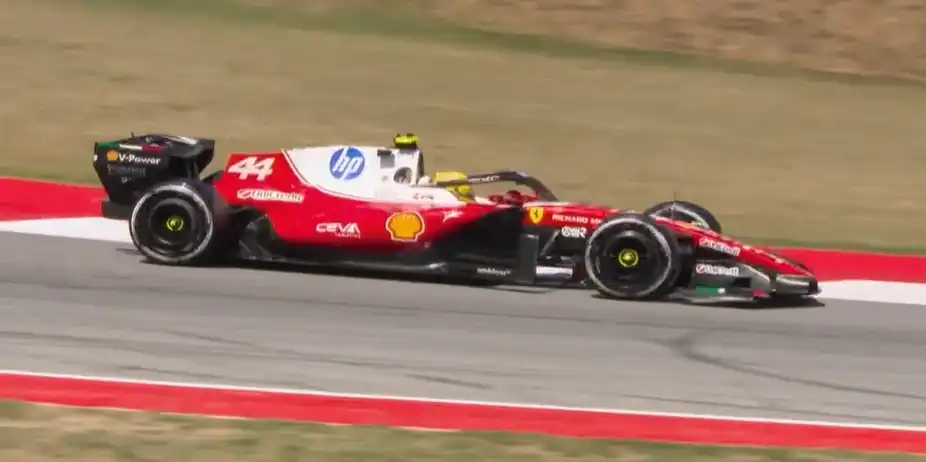 Ferrari's flawless pit stop powers Hamilton's victory
