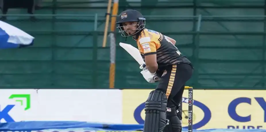 Hubli Tigers reach 91/6 as before rain plays spoilsport | Match 21