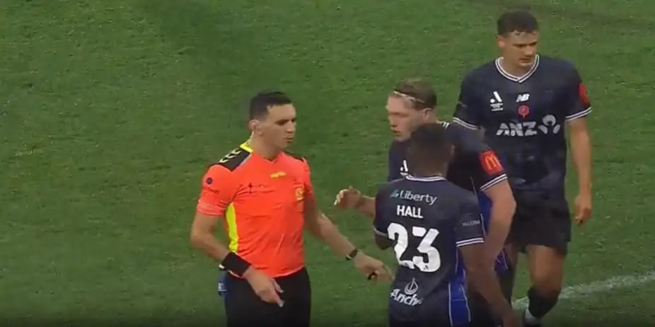 SOUND ON! A huge crack of thunder halts the game