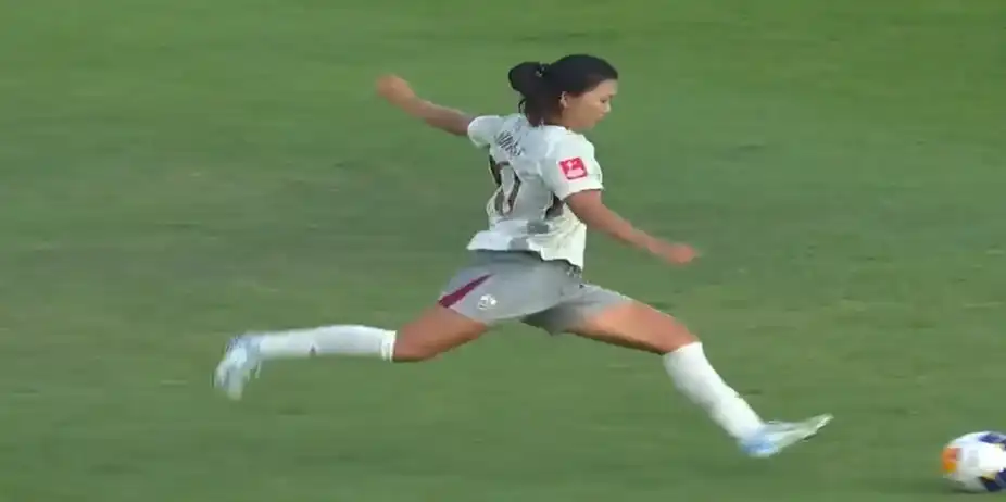 Free-Kick Magic! Aifang doubles the lead for China PR U20