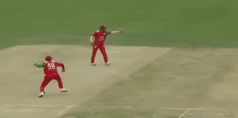 BULLSEYE! Jiten Ramanandi’s throw sends Nilansh packing