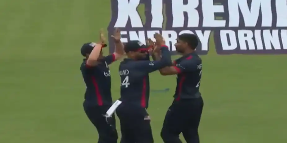 Saurabh Netravalkar's 3 for 19 | Match 108