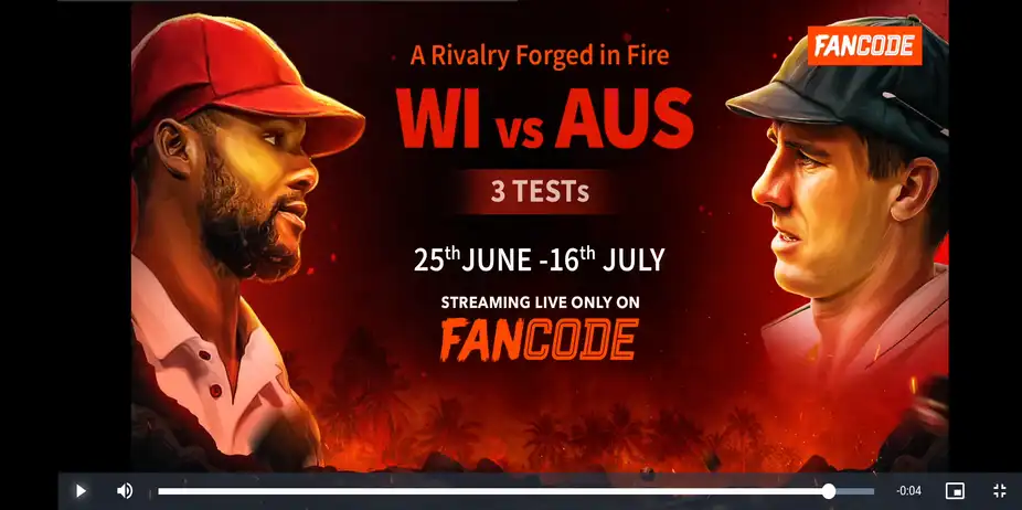 Australia tour of West Indies 2025: Live on FanCode!