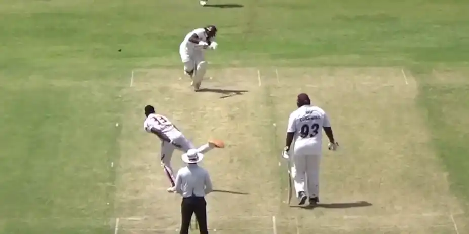 Dangerous pitch forces abandonment after Seales' brutal bouncer