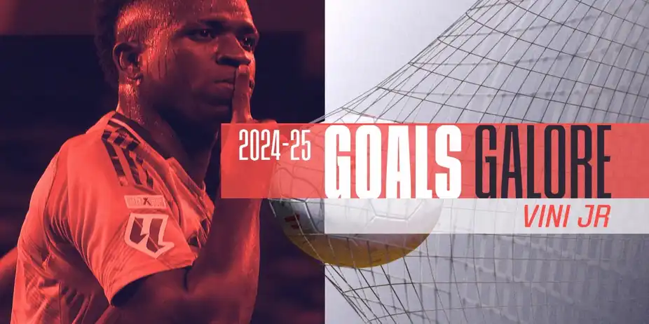All goals by Vini Jr | 2024-25 season