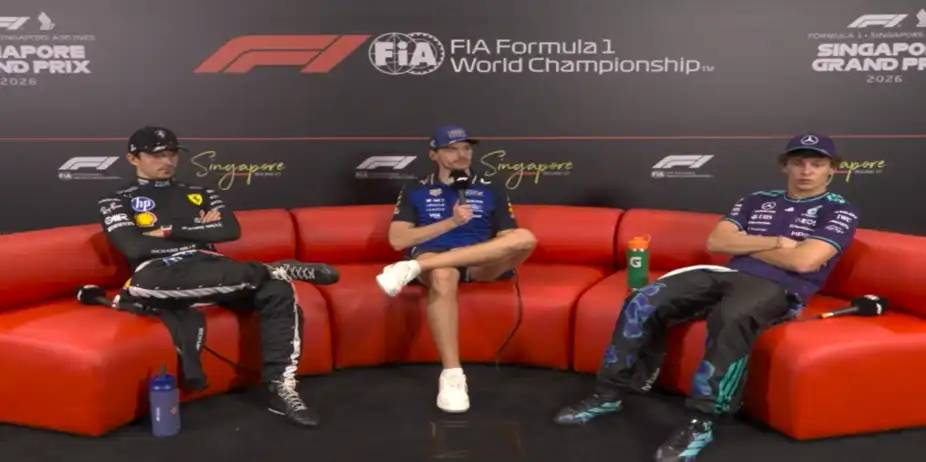 Singapore GP 2026: Post race drivers' press conference