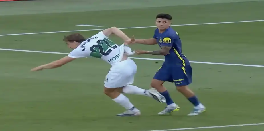 RED CARD DRAMA! Thiago Almada gets his marching orders