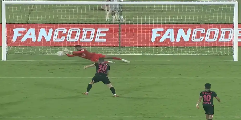 HEROIC! Debutant Arsh pulls off a brilliant penalty save