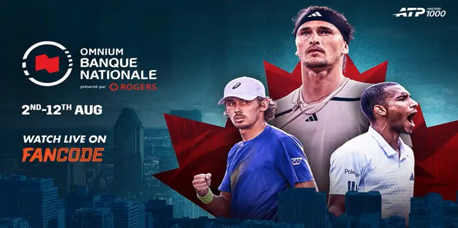 ATP Masters Montreal 2026: Live on FanCode!