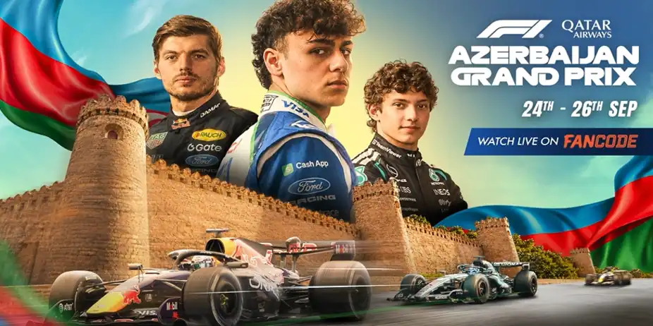 Azerbaijan GP 2026: Live on FanCode! 