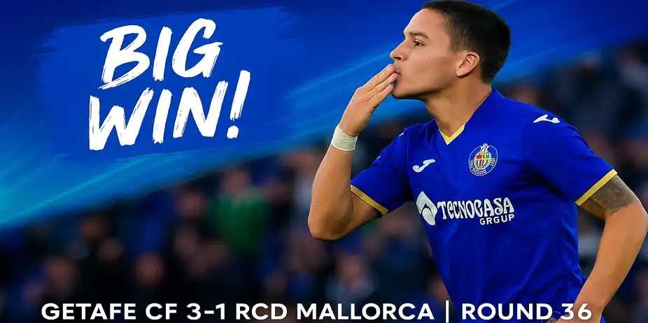 Getafe CF 3-1 RCD Mallorca | Round 36
