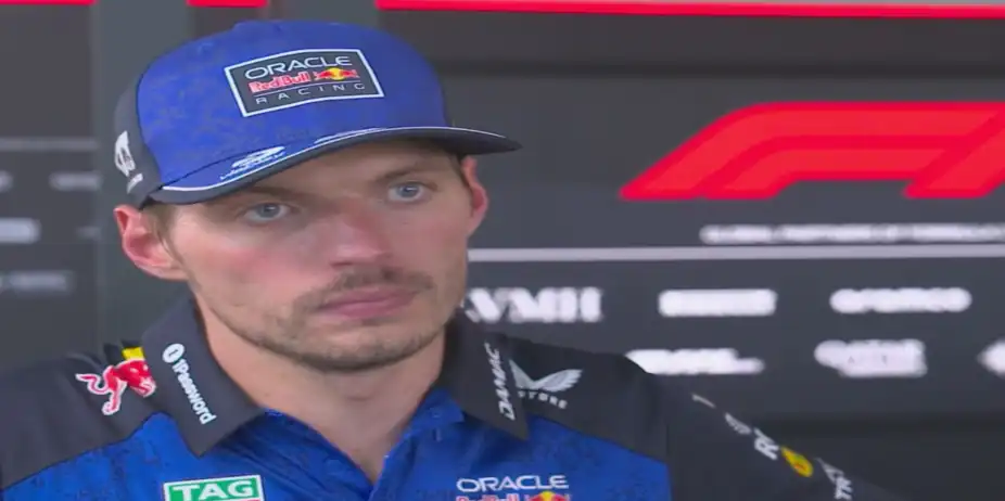 Max Verstappen celebrates a hard-fought podium finish