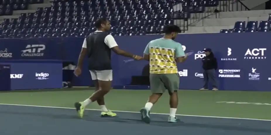 P. Isarow/N. Kaliyanda Poonacha vs J. Nedunchezhiyan/R. Ramanathan | Centre Court