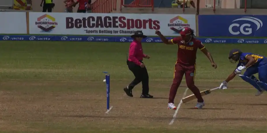 BULLS EYE! Afy Fletcher's throw stuns Kaushini Nuthyangana