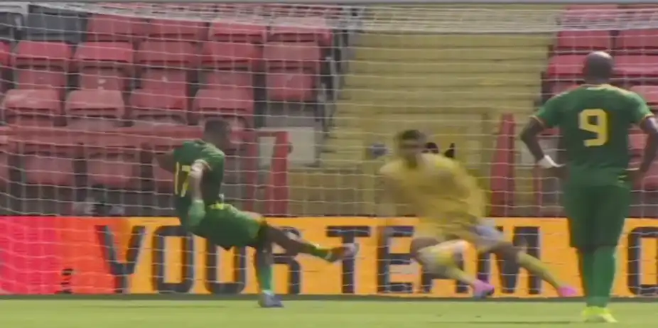 CLINICAL! Dube breaks the deadlock to sink India
