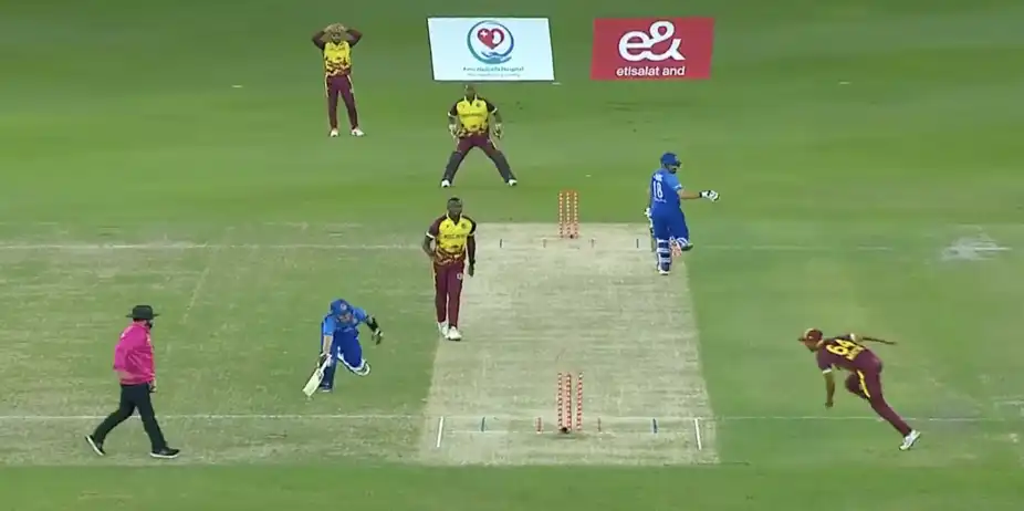 First-ball Drama! Motie's direct hit sends Gurbaz packing