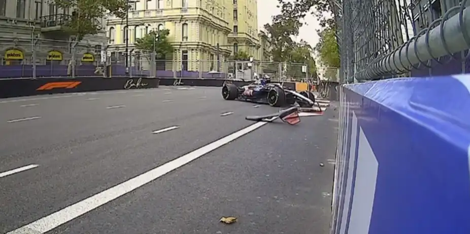 Double Drama! Colapinto’s crash followed Gasly’s run-off