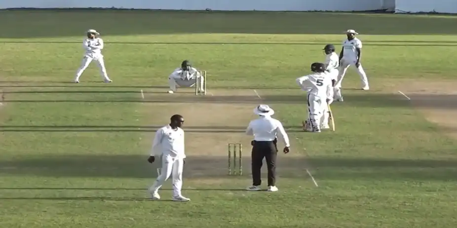 Guyana Harpy Eagles trail Windward Islands Volcanoes by 21 runs | Day 1, Match 4