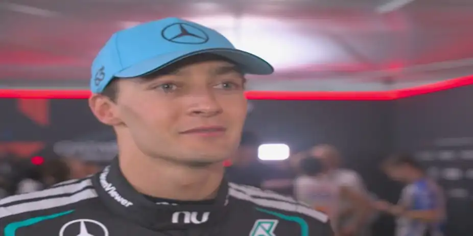 George Russell relives a thrilling battle to the finish