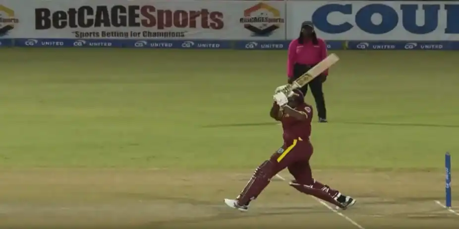 Massive Six! Chinelle Henry launches it out of the park