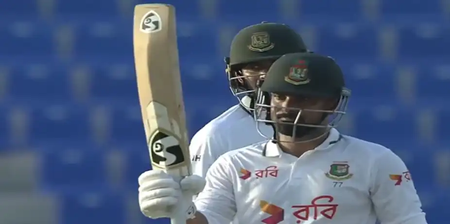 Bangladesh put up 317/8 on the board | One-off Test, Day 1