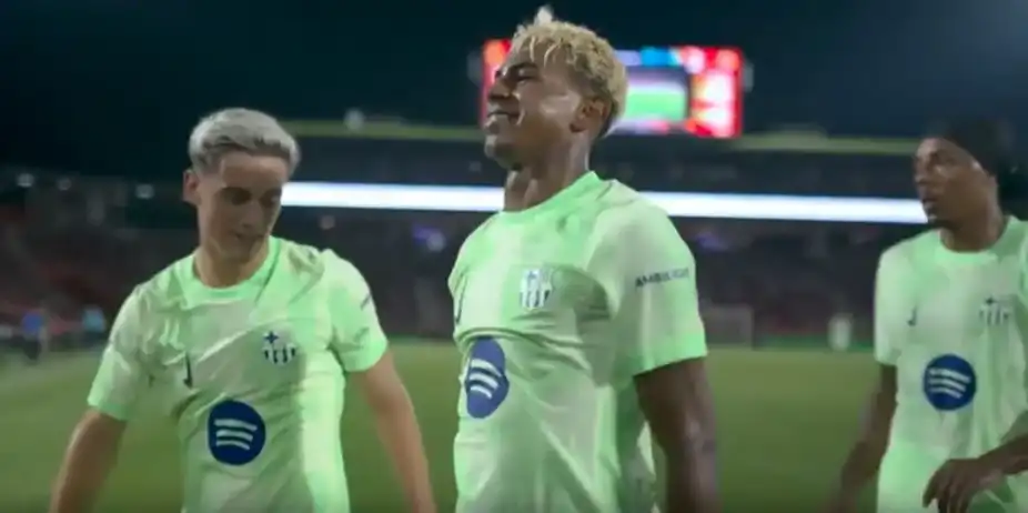 BELTER! Yamal kicked off the tournament in style