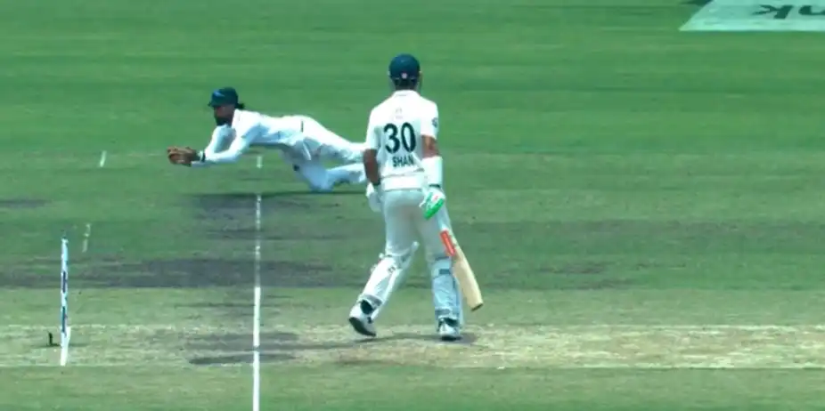 SHARP! Shadman Islam pulls off a blinder on the field