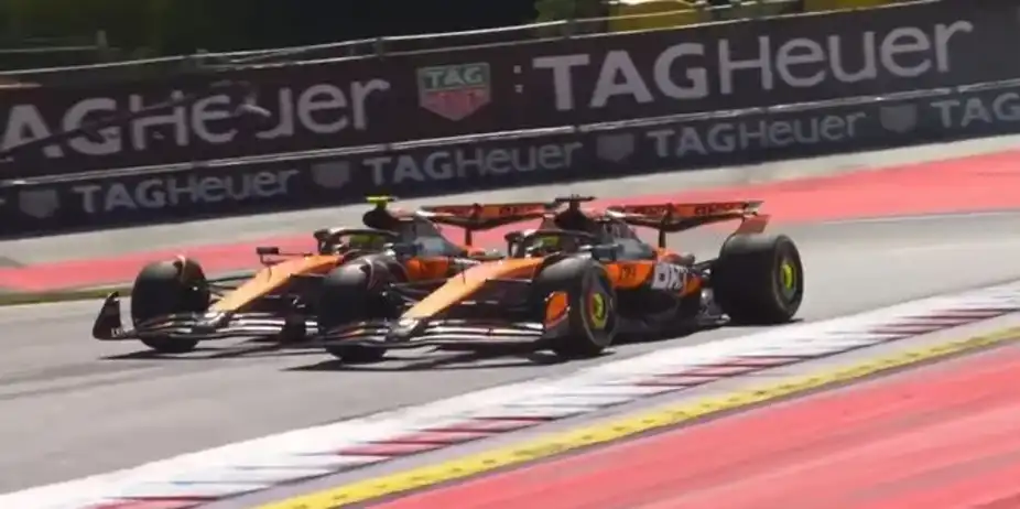 McLaren Showdown! Oscar and Lando's wheel-to-wheel warfare