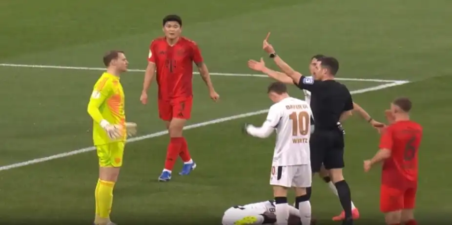 Red card drama! Neuer dismissed as Bayern crash out of DFB Pokal