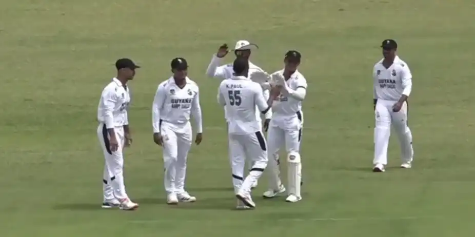 Windward Islands Volcanoes trail Guyana Harpy Eagles by 284 | Match 2, Day 1