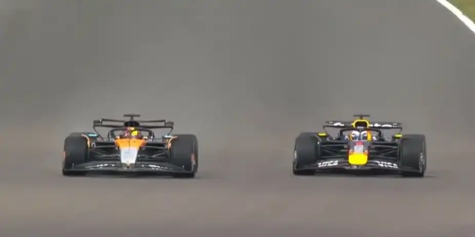 MOMENT SEIZED! Oscar's DRS move left Max in the dust