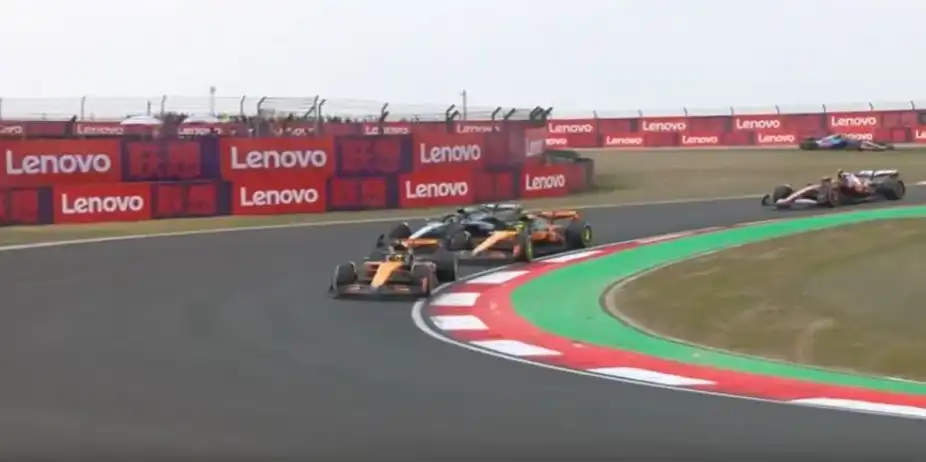 BLAST OFF! Piastri rocketed off the line in China