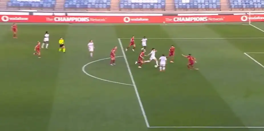 FIERY! Caroline Weir's finish set the ground ablaze