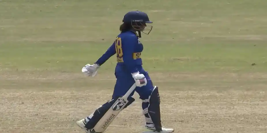 SCINTILLATING! Harshitha Samarawickrama slams her 7th ODI fifty