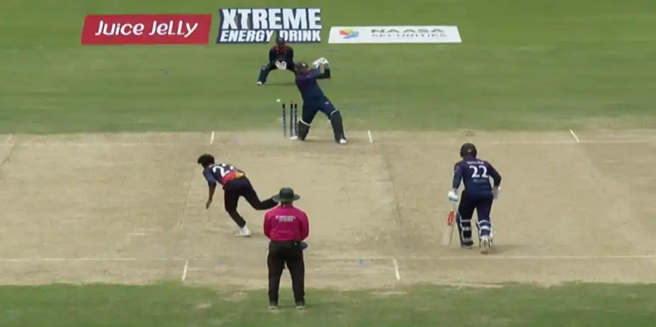 UNPLAYABLE! Nandan Yadav’s yorker wrecks the stumps