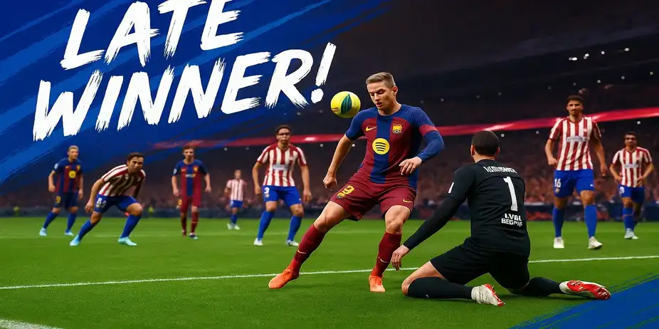 GOAL! Lewandowski fires Barca closer to glory