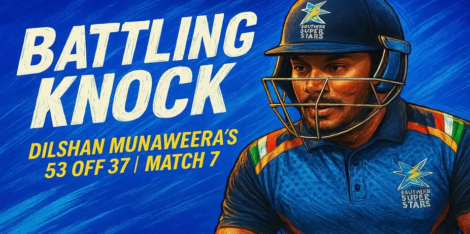 Dilshan Munaweera's 53 off 37 | Match 7