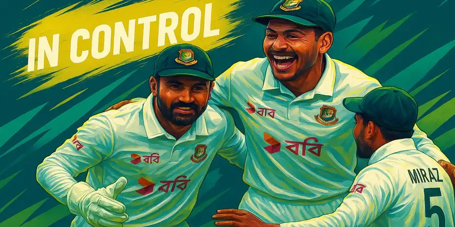 Bangladesh lead Pakistan by 156 runs | 2nd Test, Day 2