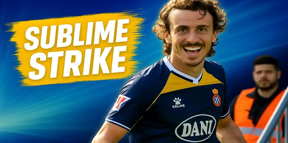 SUBLIME STRIKE! Carlos Romero nets a stunner for Espanyol