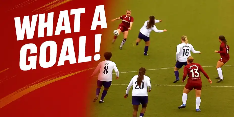 OH MY WORD! Oona Siren's long-range screamer leaves fans in awe