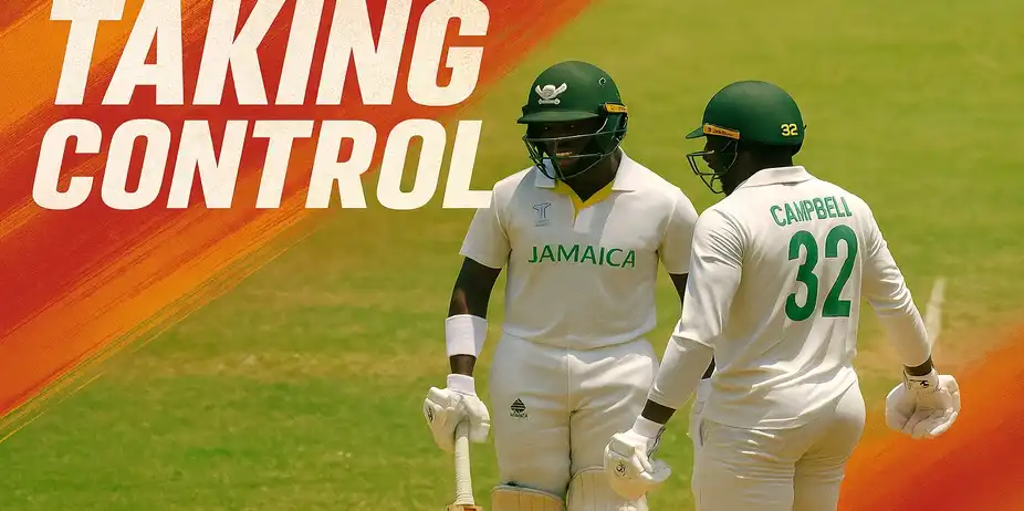 Jamaica Scorpions lead Barbados Pride by 358 runs | Day 1, Match 6