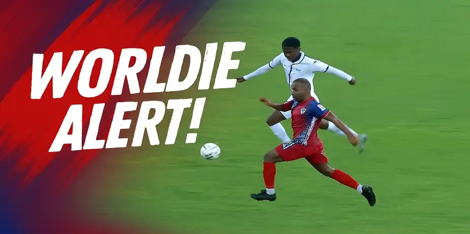 WORLDIE ALERT! Liston Colaco bent it in style